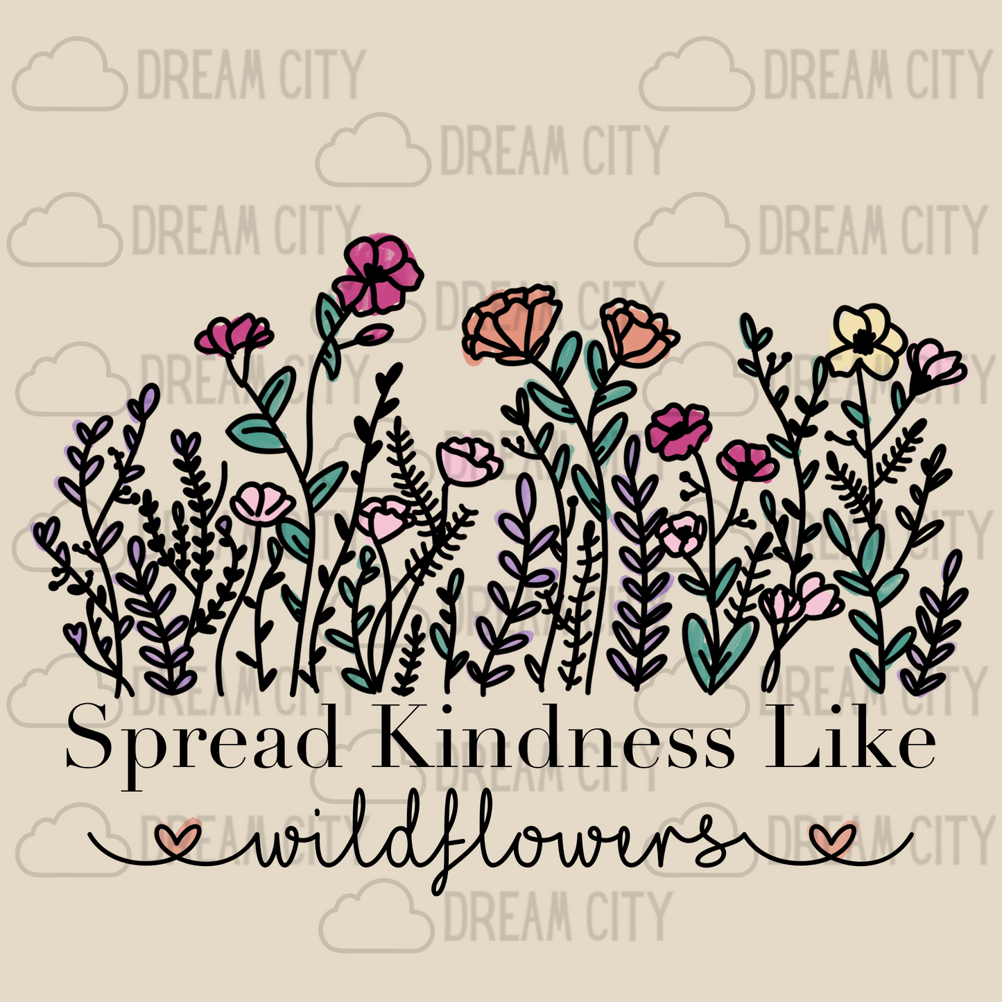 Spread Kindness like Wildflowers Tee