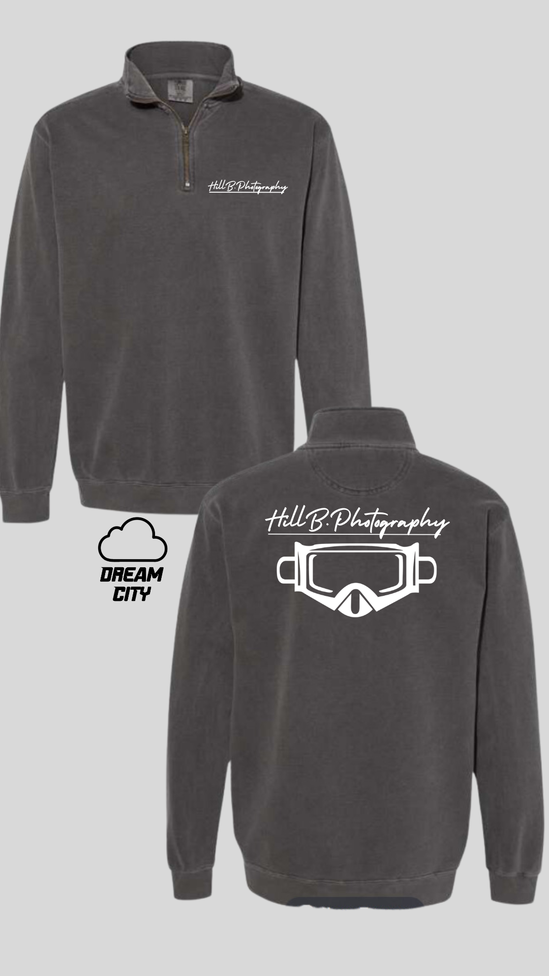 HillB Moto Quarter Zip