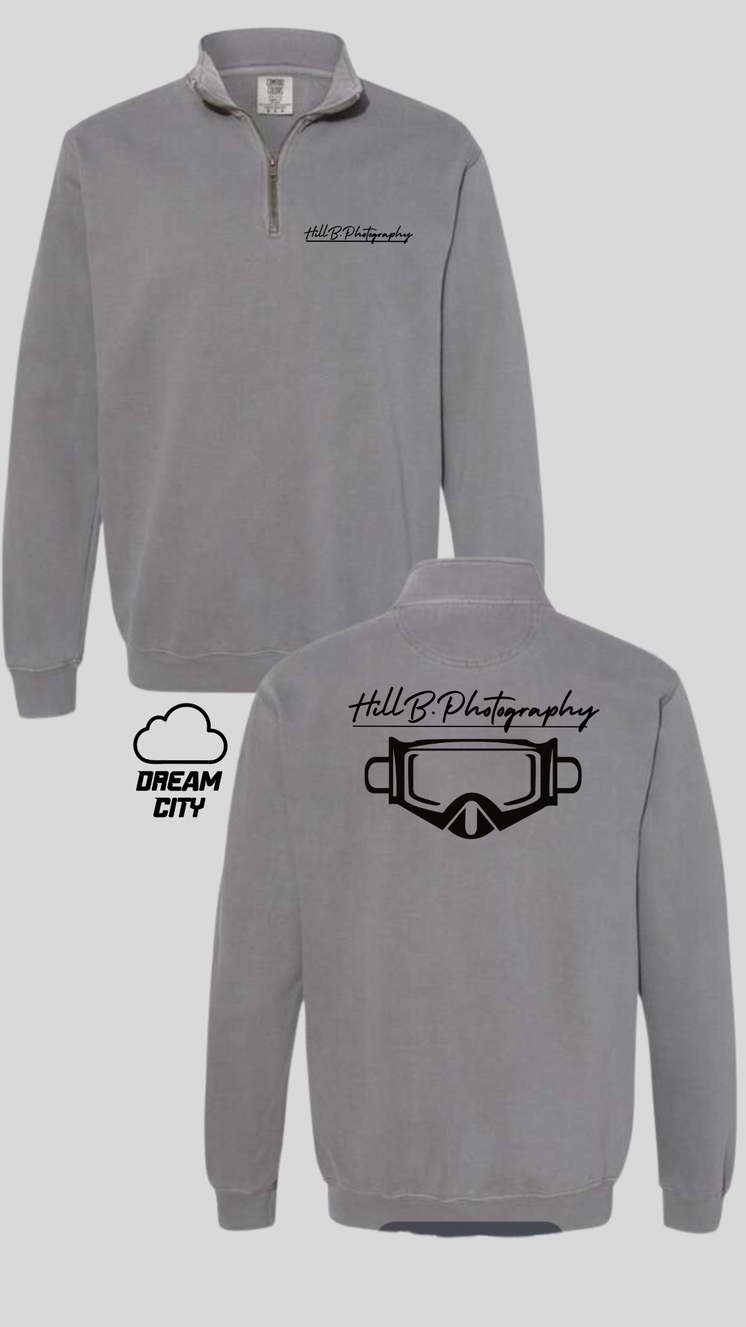 HillB Moto Quarter Zip