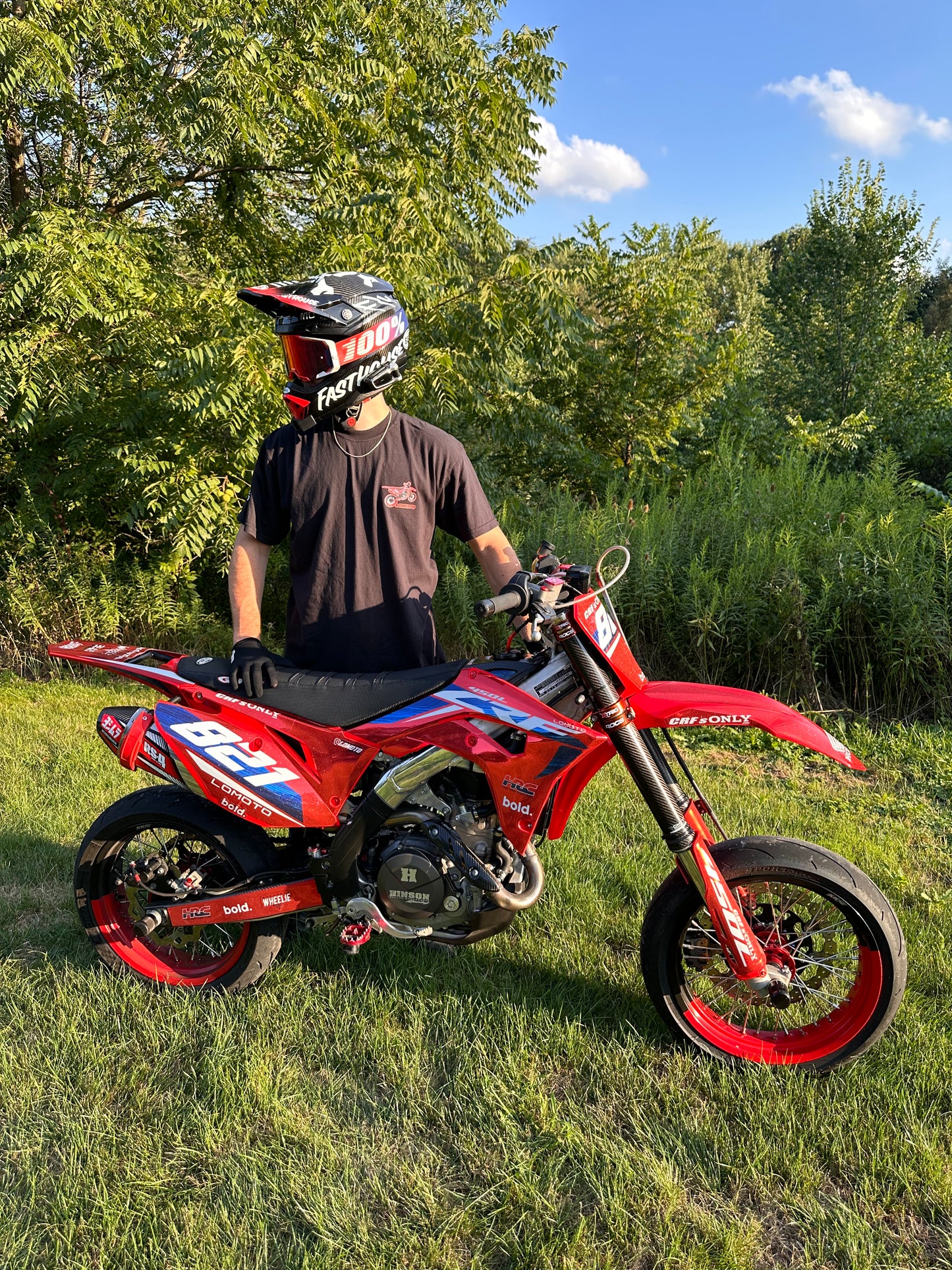 LoMoto Anti Dirt Bike Dirt Bike Club Tee