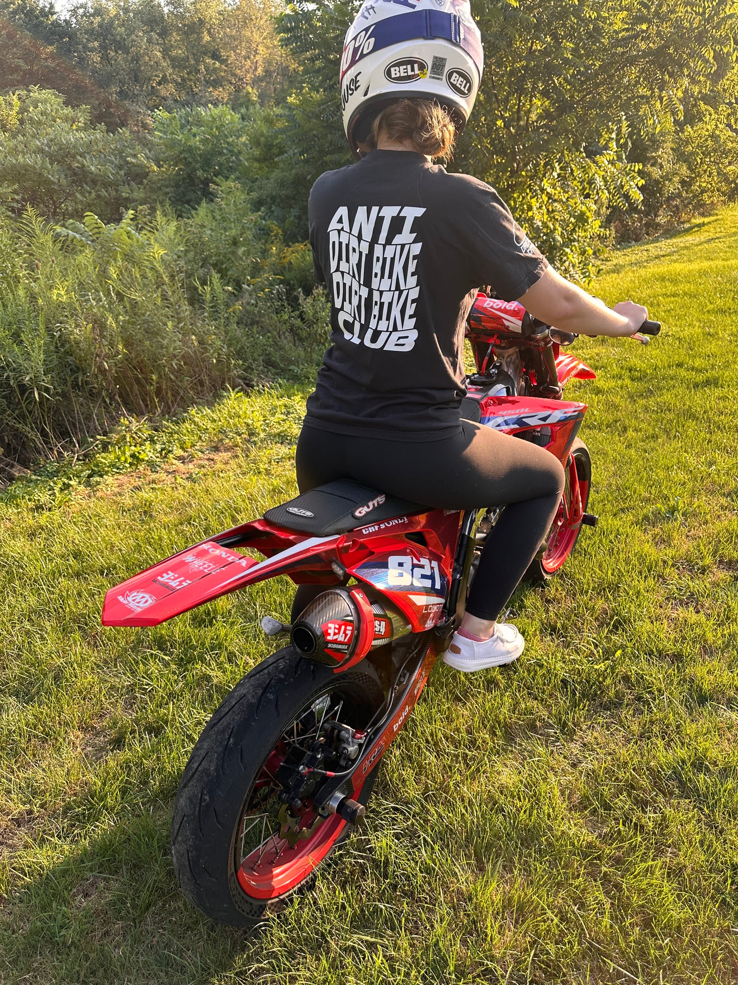 LoMoto Anti Dirt Bike Dirt Bike Club Tee
