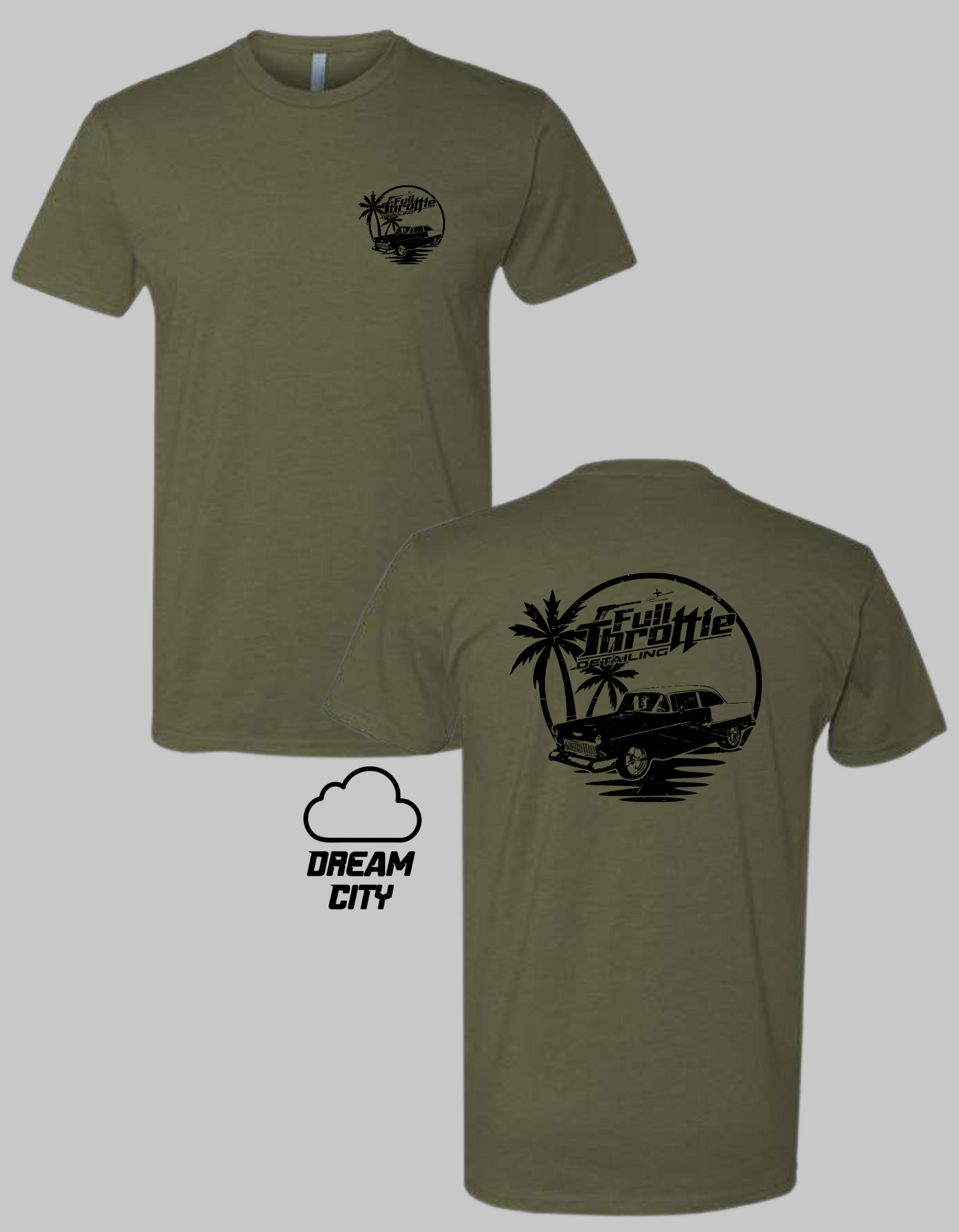 Full Throttle Classic Car Tee