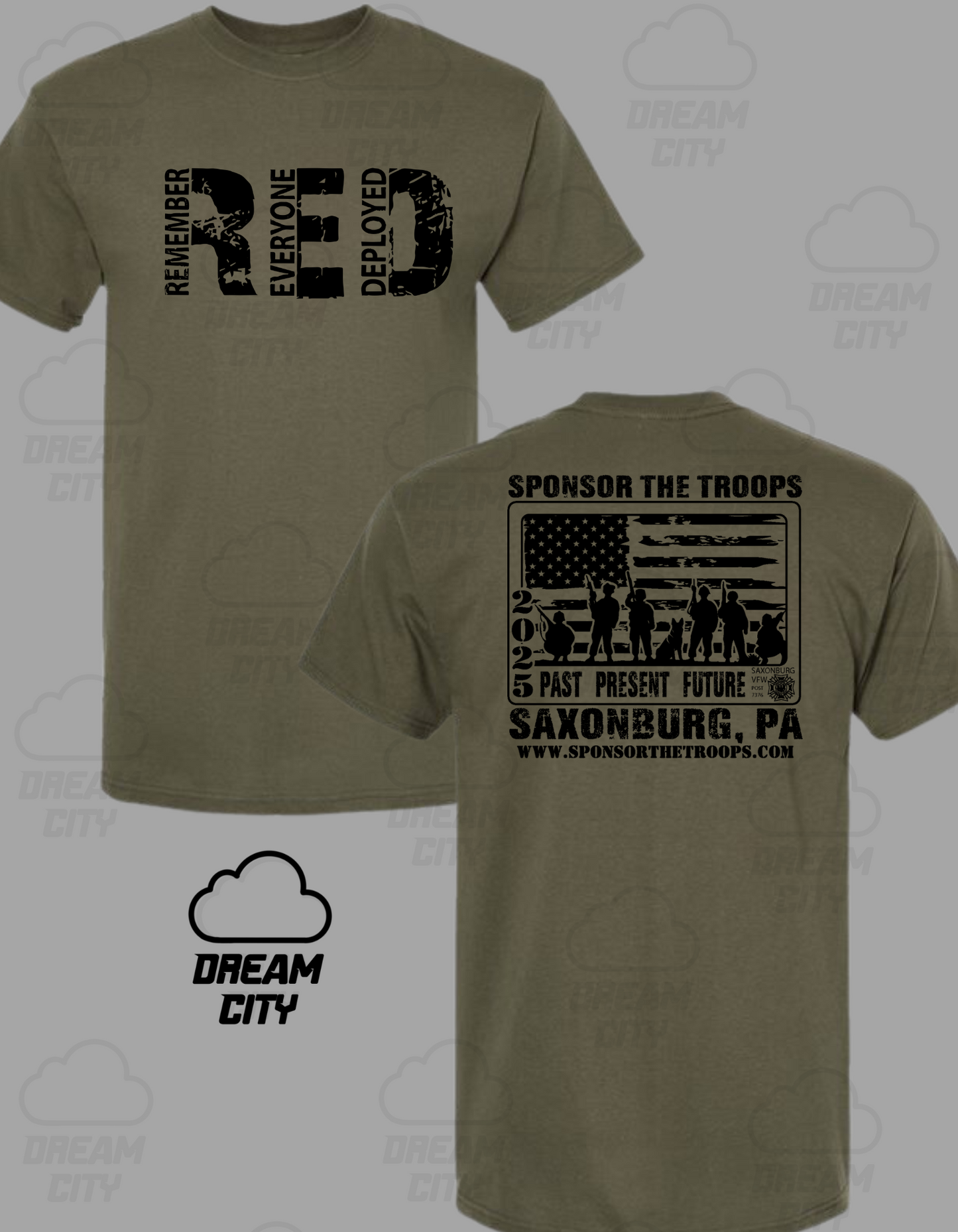 Sponsor The Troops R.E.D. Tee