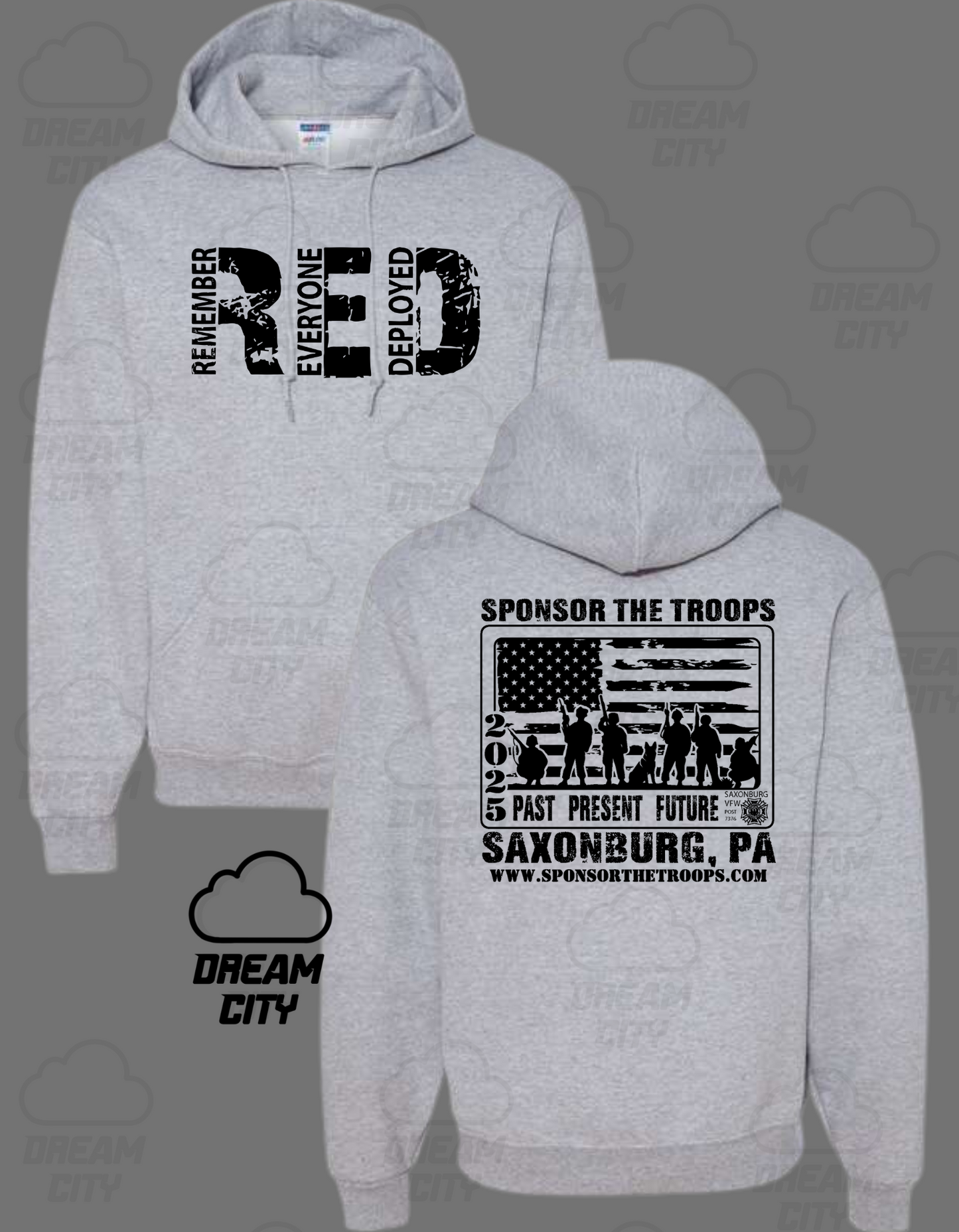 Sponsor The Troops R.E.D. Hoodie