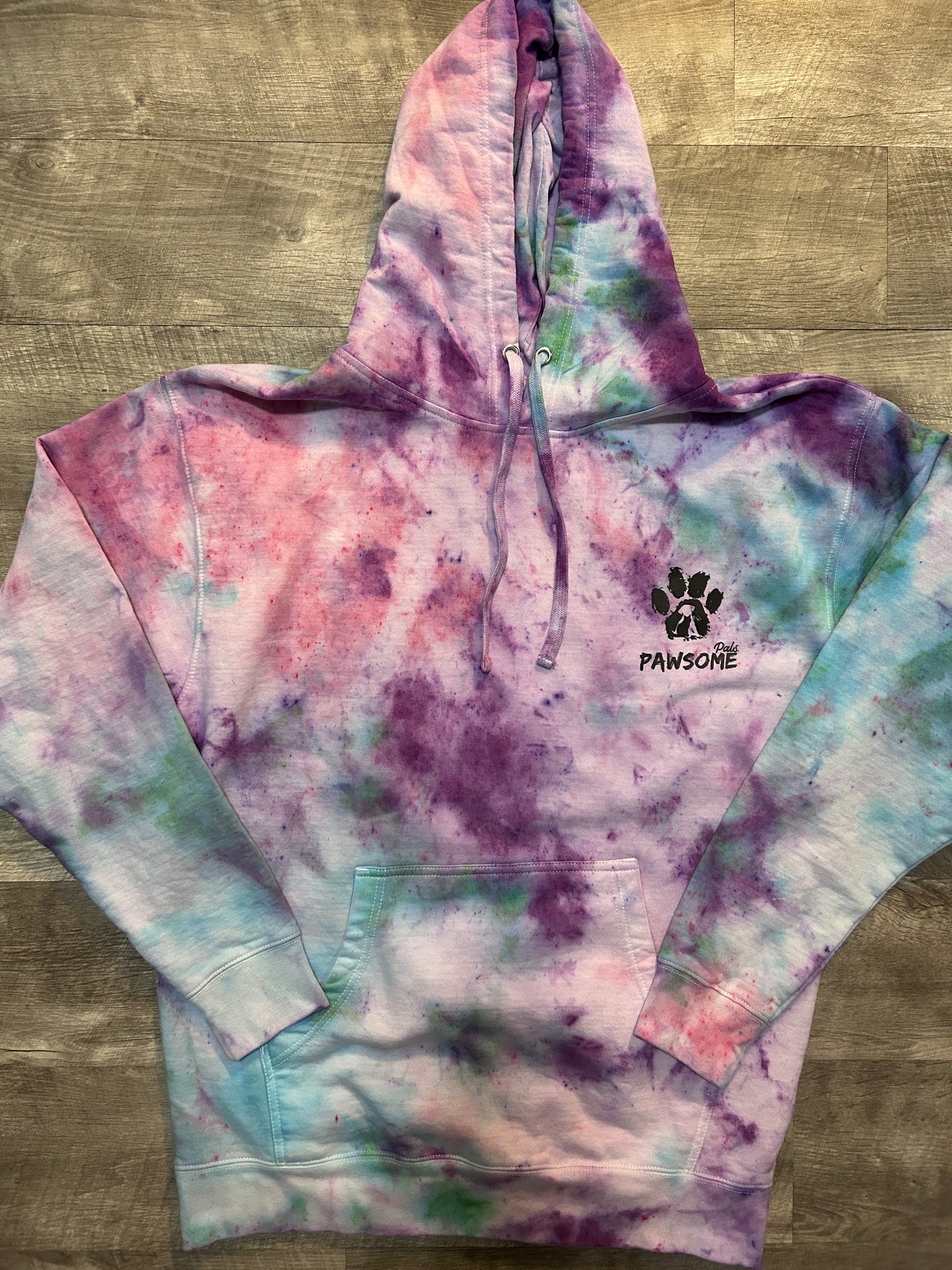 Pawsome Pals Tie Dye Hoodie