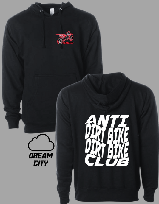 LoMoto Anti Dirt Bike Dirt Bike Club Hoodie