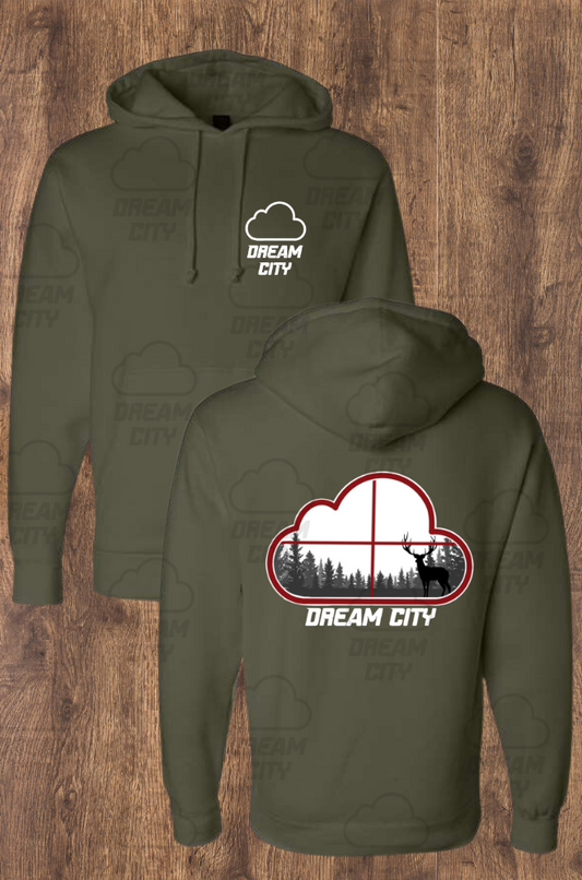 Deer Hunting Cloud Hoodie