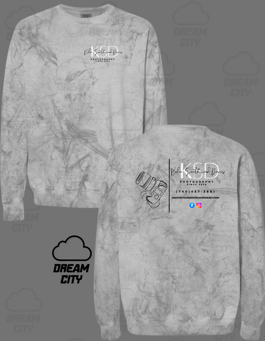 KSD Logo Acid Wash Crewneck