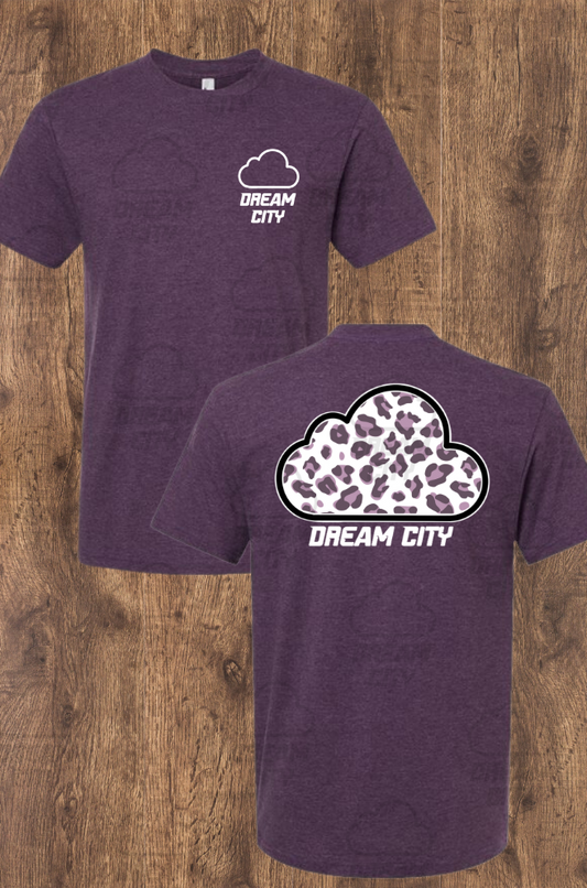 Purple Cheetah Cloud Tee