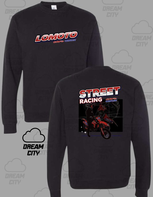 LoMoto Street Racing Crewneck
